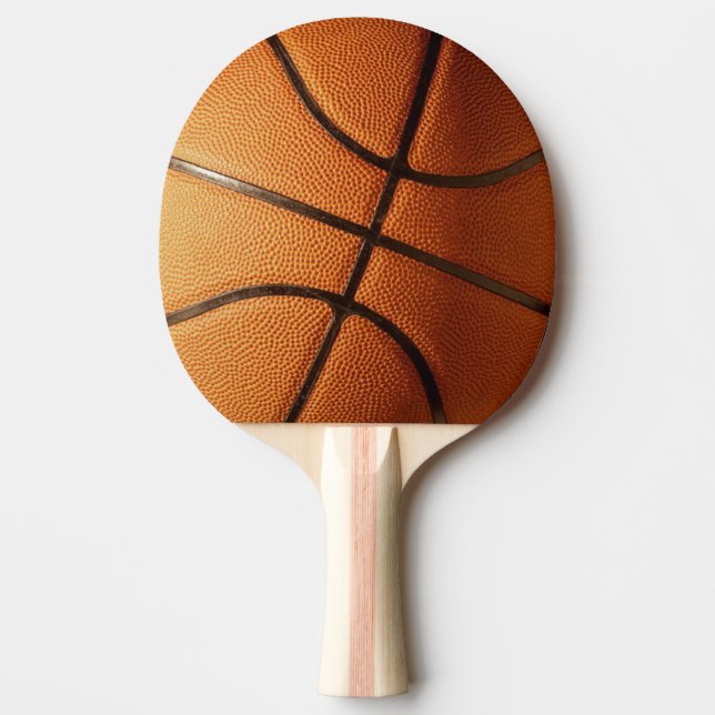 Big Orange Basketball,. Ping Pong Paddle (Front)