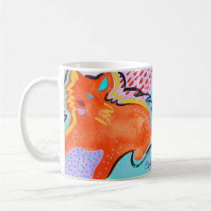 Big Orange Cat mug