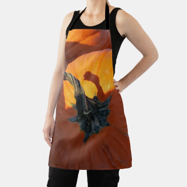 Big Orange Pumpkin  Apron (Insitu)