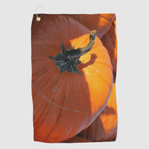 Big Orange Pumpkin  Golf Towel