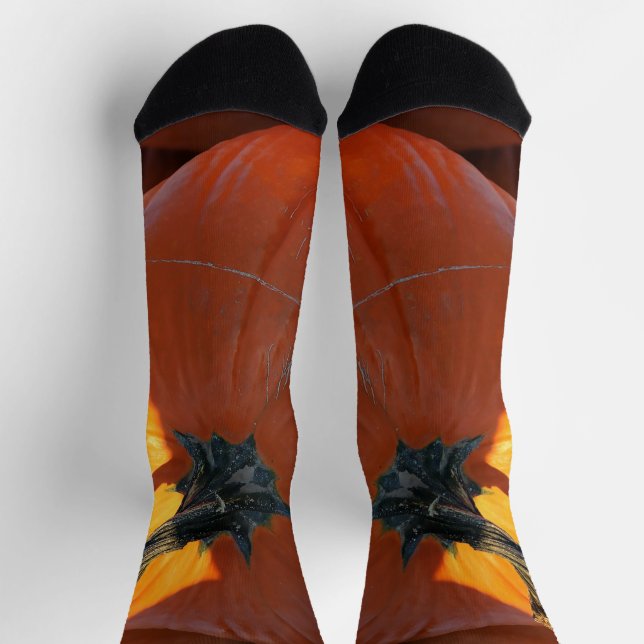 Big Orange Pumpkin  Socks (Top)