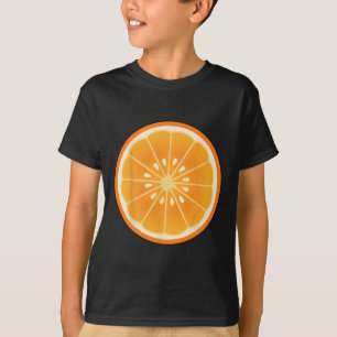 Big Orange Sliced Costume Cute Easy Fruit Hallowee T-Shirt