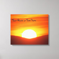 Big Orange Sunset