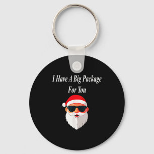Big Package Christmas Funny Naughty Dirty Raunchy Key Ring
