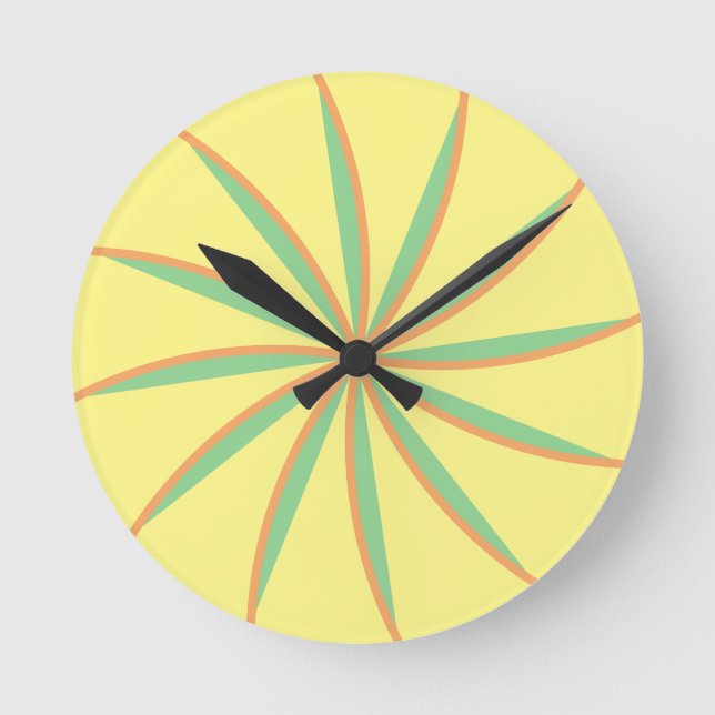 Big Palm Acrylic Wall Clock (Front)