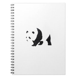 Big panda bear notebook