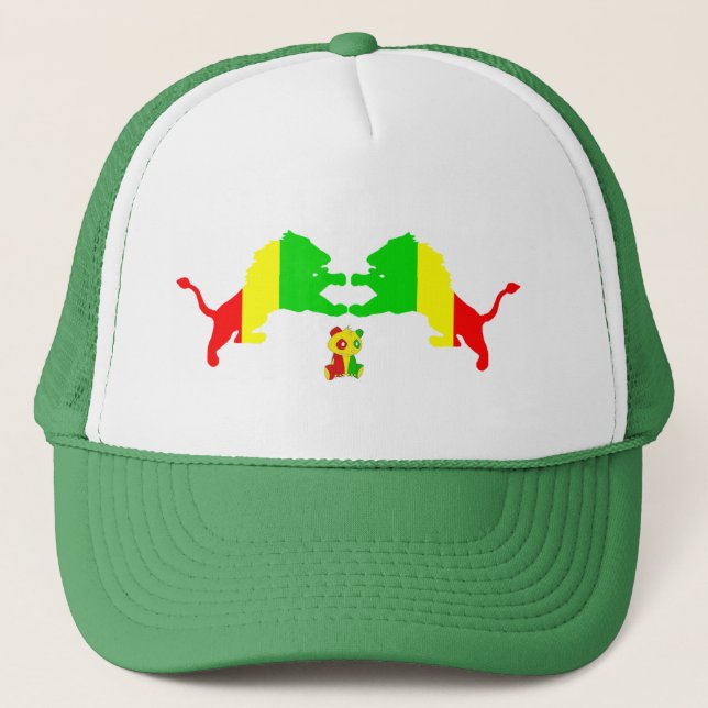 Big Panda Rasta Lions Hat (Front)
