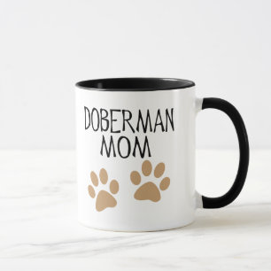 Big Paws Doberman Mum Mug