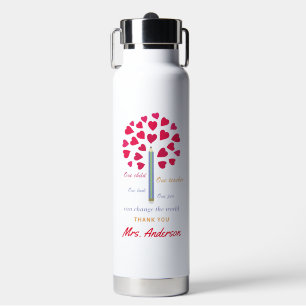 Big Pencil tree / Teacher Appreciation Water Bottle