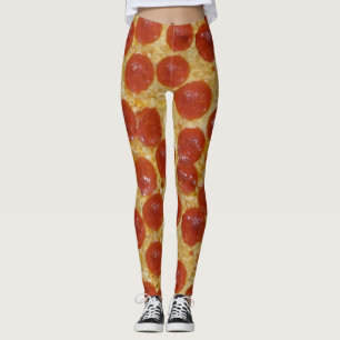 big pepperoni pizza leggings