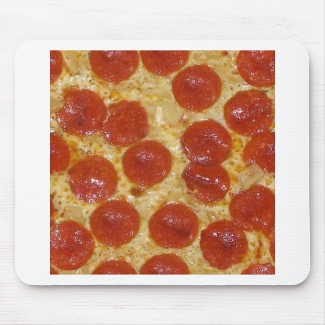 big pepperoni pizza mouse mat (Front)