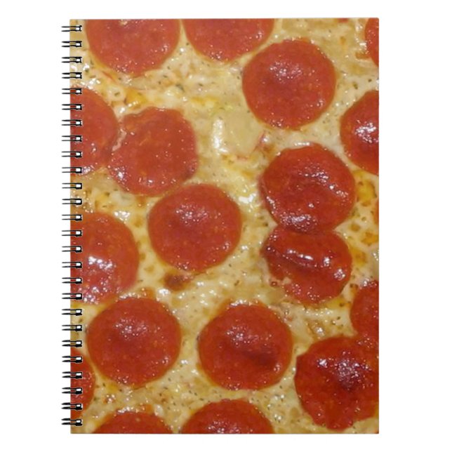 big pepperoni pizza notebook (Front)