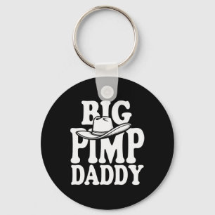 Big Pimp Daddy Halloween Costume  Key Ring