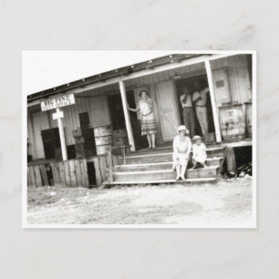 Big Pine Key Post Office Vintage Postcard