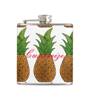 big pineapples Thunder_Cove Hip Flask