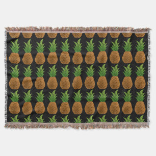 Big Pineapples Thunder_Cove Throw Blanket