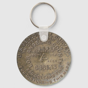 Big-Pines-Visitor-Centre-Wrightwood-USGS-Benchmark Key Ring