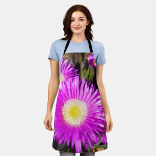 Big Pink Aussie Rambler Flower, Full Print Apron