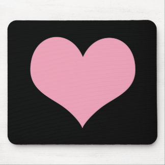 Big Pink Love Heart Mouse Mat