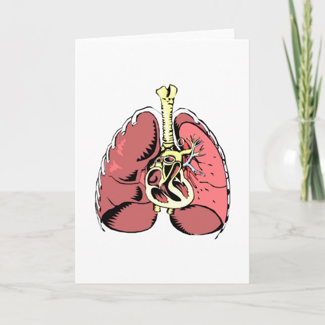 Big Pink Lungs Card (Front)