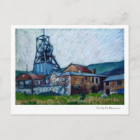 'Big Pit, Blaenavon', Wales Postcard