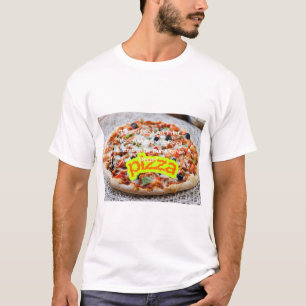 Big Pizza Image - Delicious Food Illustration T-Shirt