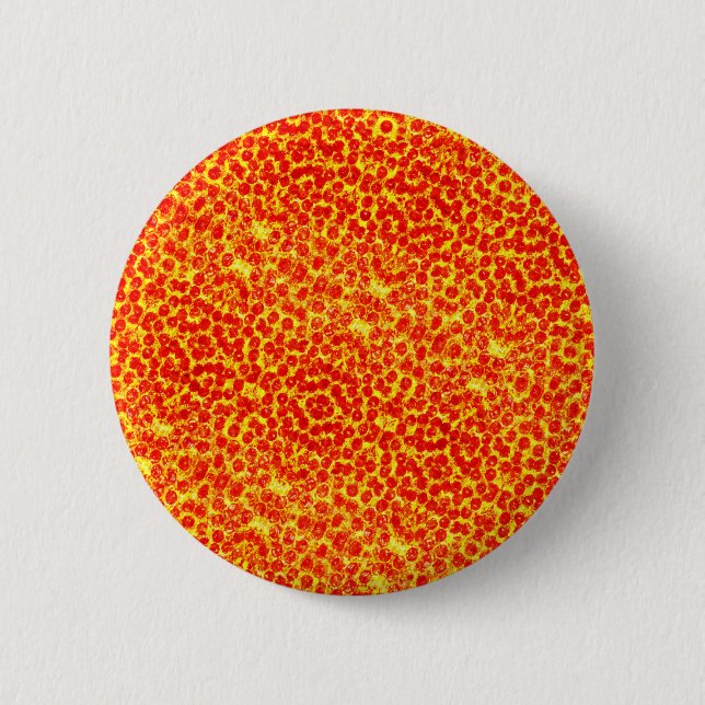 Big Pizza Pattern 6 Cm Round Badge (Front)