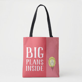 Big Plans Inside Colour Block Tote Bag