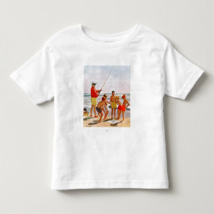 Big Pole Little Fish by Richard Sargent Toddler T-Shirt
