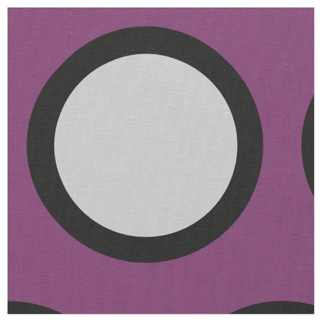 Big Polka Dot Pattern Fabric (Close Up)