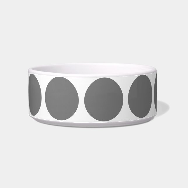 Big Polka Dots Cat Bowl (Right)