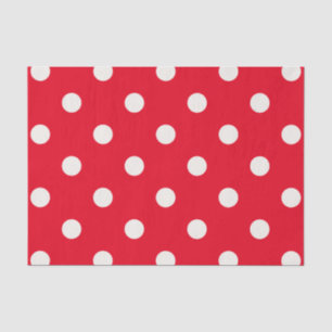 Big Polka Dots Christmas Holiday Tissue Paper