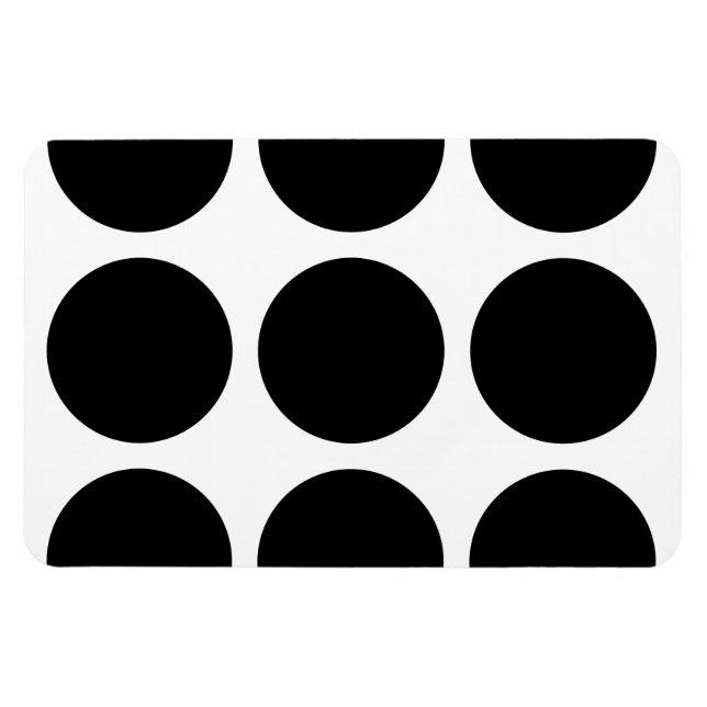 Big Polka Dots Premium Magnet (Horizontal)