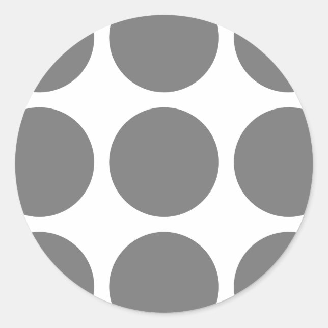Big Polka Dots Stickers (Front)