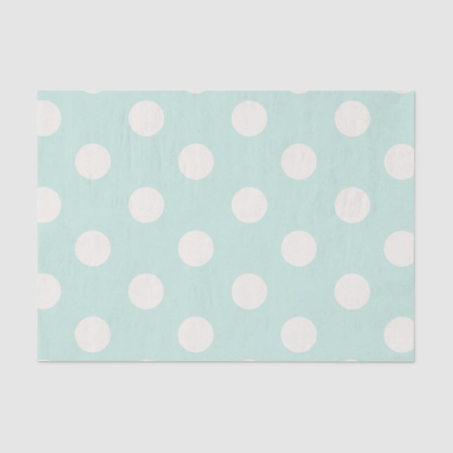 Big Polka Dots Vanilla Chic Pattern Tissue Paper (Front)