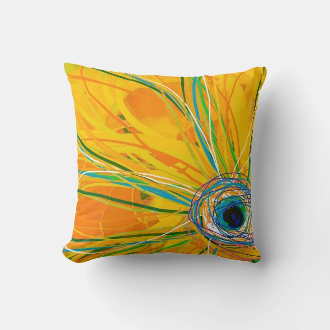 Big Pop Floral Pillow (Front)