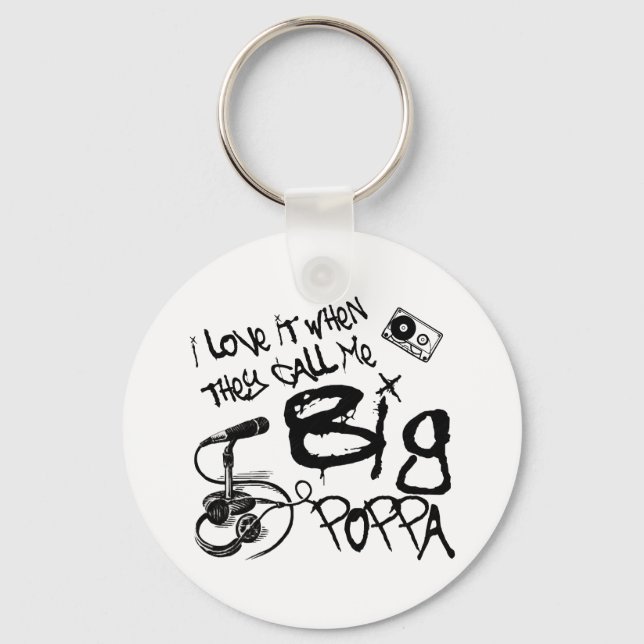 Big Poppa Key Ring (Front)