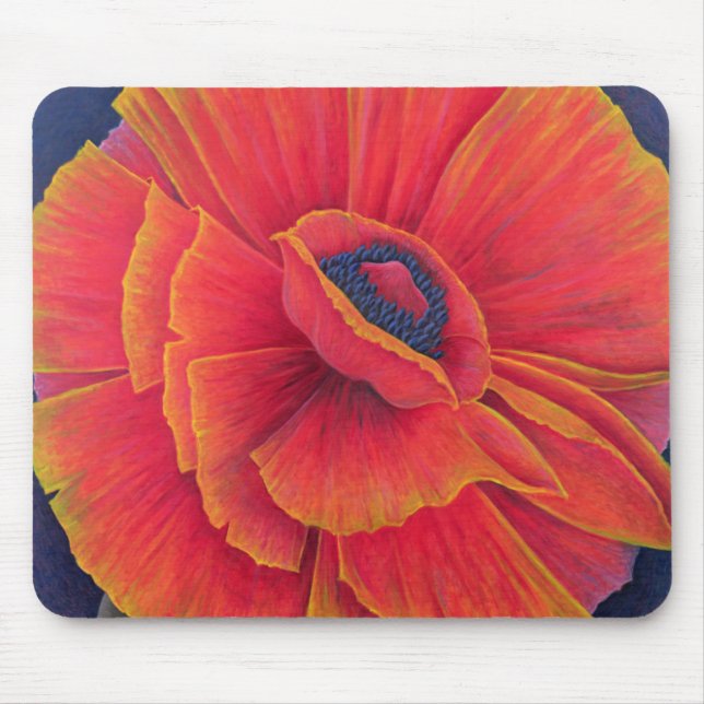 Big Poppy 2003 Mouse Mat (Front)