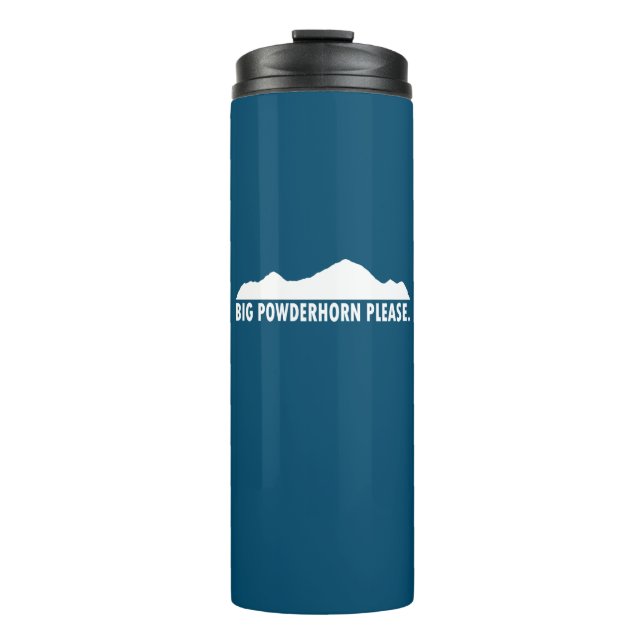 Big Powderhorn Please Thermal Tumbler (Front)
