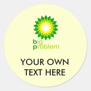 Big Problem Classic Round Sticker