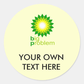 Big Problem Classic Round Sticker
