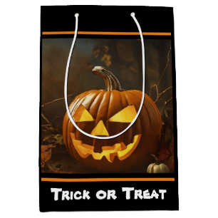 Big Pumpkin Halloween Collection Medium Gift Bag