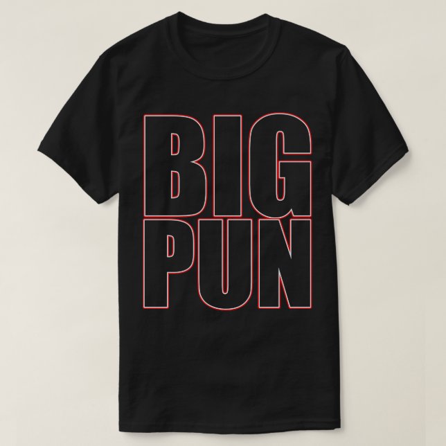 BIG PUN Hip Hop 90s Fan Art T-Shirt (Design Front)