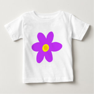 Big Purple Flower Baby T-Shirt