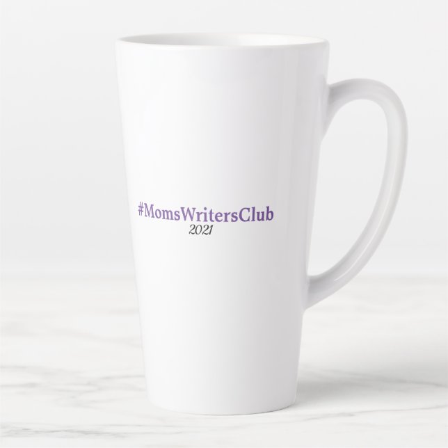 Big Purple LATTE Latte Mug (Right)