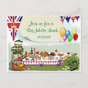 Big Queen's Jubilee Lunch Invitation