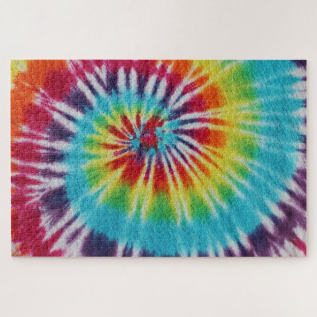 Big Rectangle Rainbow Spiral Photo Jigsaw Puzzle (Horizontal)
