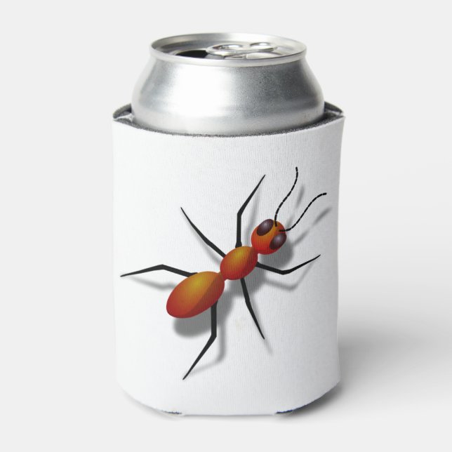 Big Red Ant Can Cooler (Can Front)