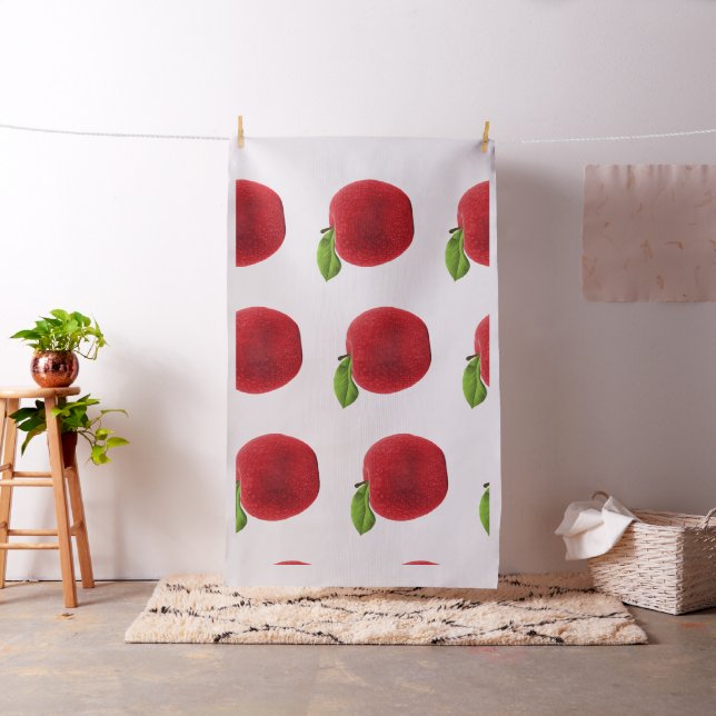 Big Red Apples Fabric (In Situ)