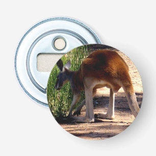 Big Red Australian Kangaroo Magnetic Bottle Opener